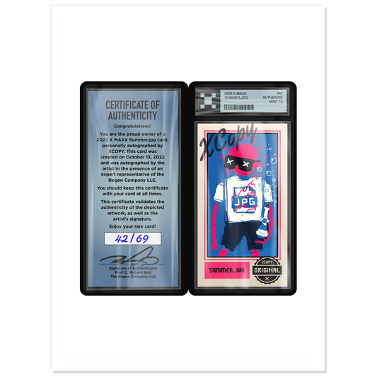 Authentic Summer Sticker - Card 25