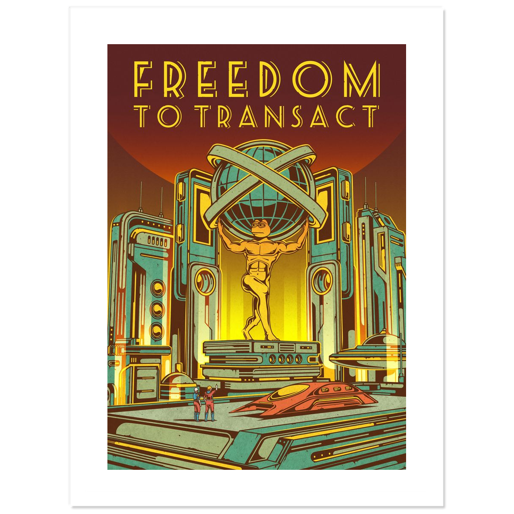 Free Transaction Square Sticker - Card 198