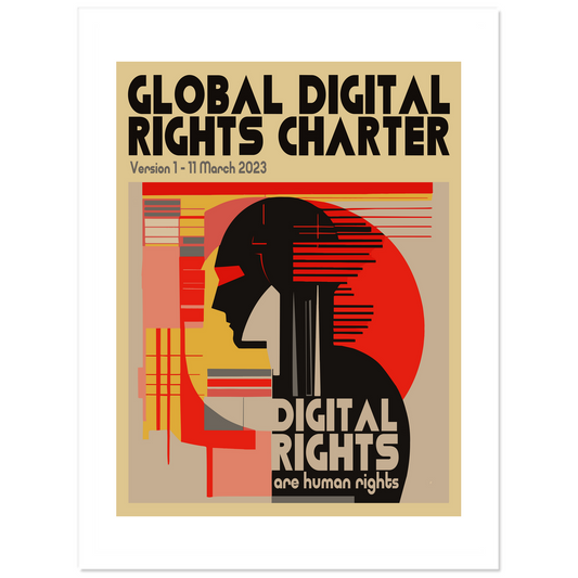 Digital Rights Are Human Rights Sticker- Card 85